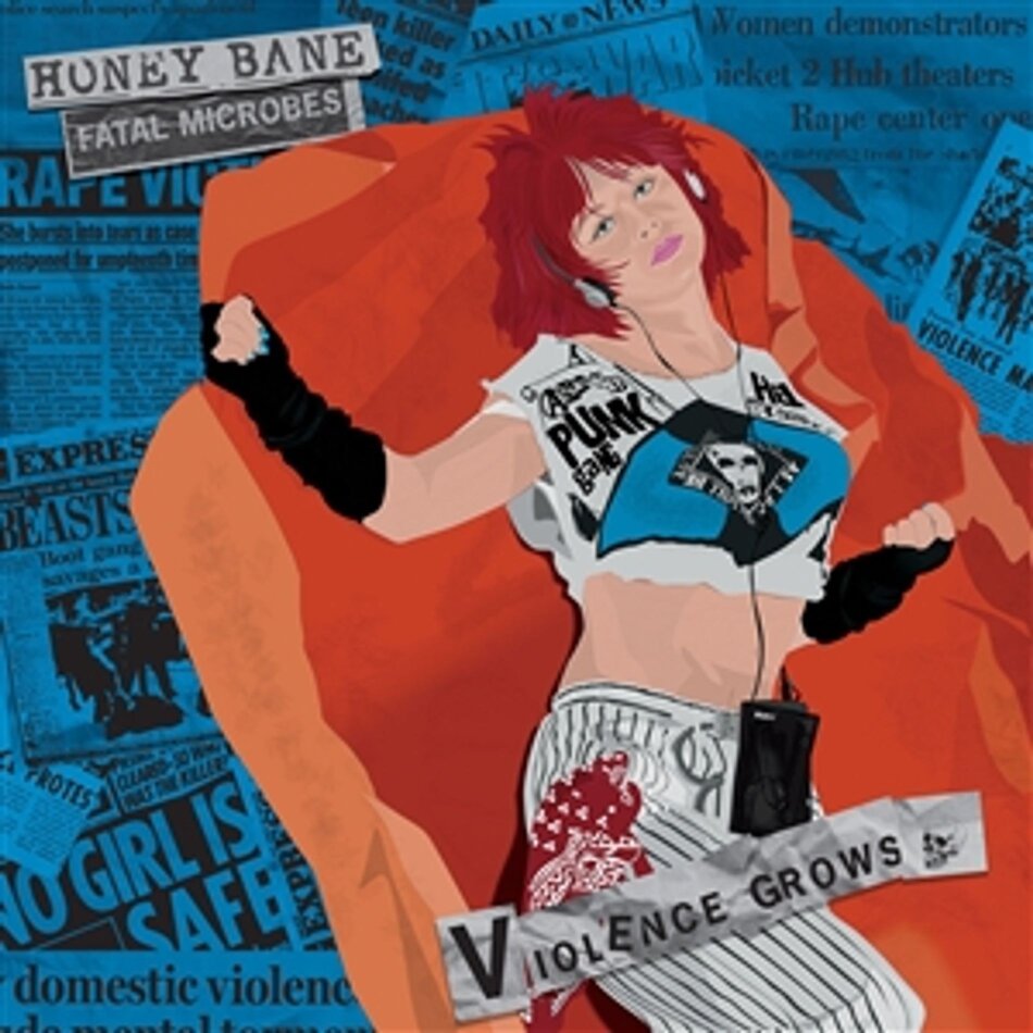 Fatal Microbes & Honey Bane - Violence Grows 12" Maxi