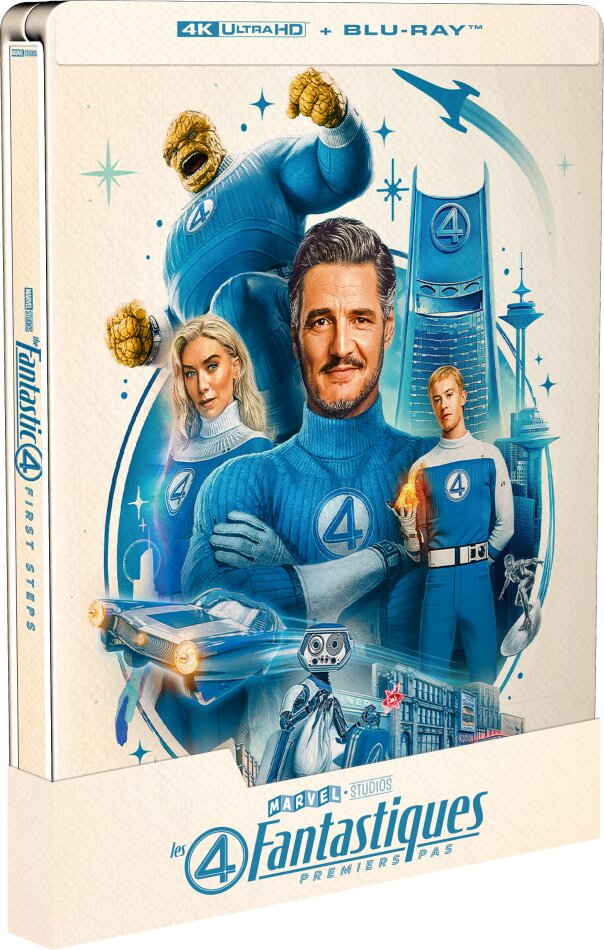 Les 4 Fantastiques: Premiers pas (2025) Limited Edition, Steelbook, 4K Ultra HD + Blu-ray