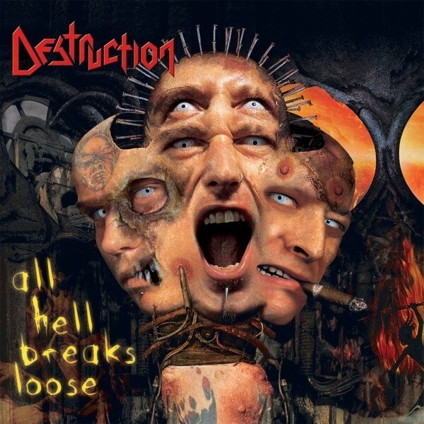 Destruction - All Hell Breaks Loose 2025 Reissue, Tears Of Blood Dotted Splatter Vinyl, 2 LPs