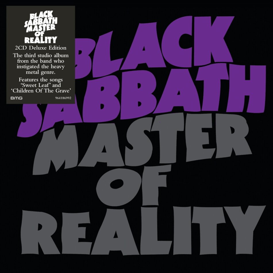 Black Sabbath - Master Of Reality 2025 Reissue, BMG Rights Management, Deluxe Edition, 2 CDs