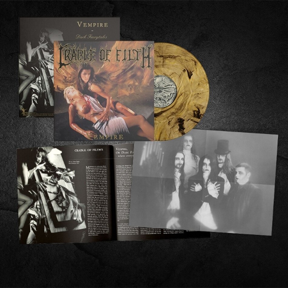 Cradle Of Filth - VEmpire, Or Dark Faerytales in Phallustein 2025 Reissue, Kontor, Marbled Vinyl, LP