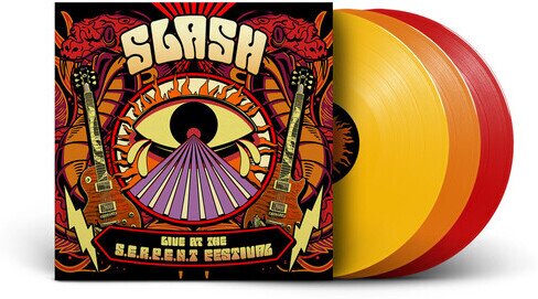 Slash - Live At The S.E.R.P.E.N.T. Festival Limited Edition, Yellow / Orange / Red Vinyl, 3 LPs