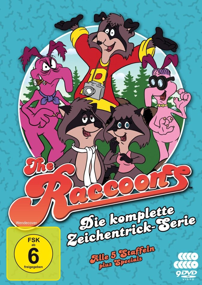 Die Raccoons - Die komplette Zeichentrickserie 9 DVDs