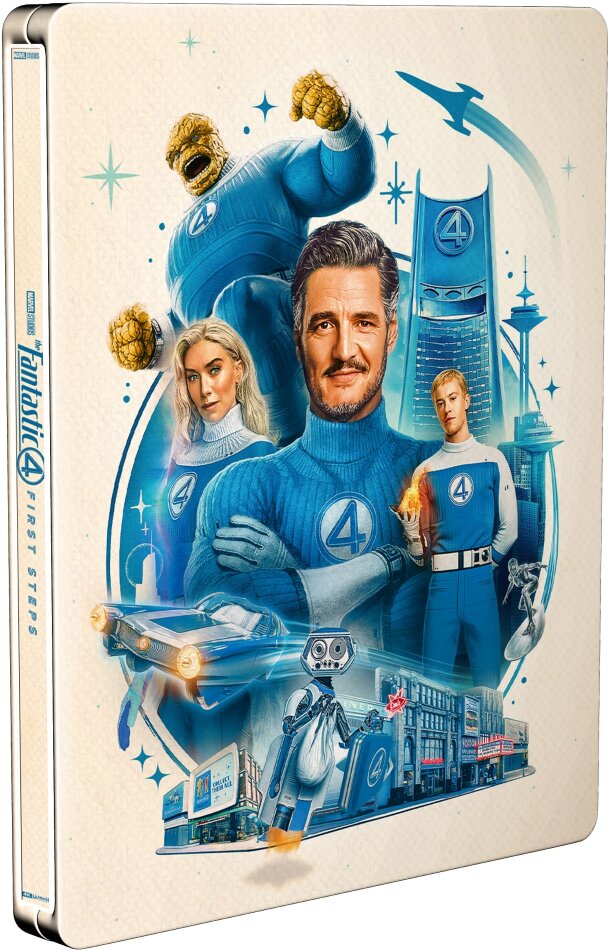 I Fantastici 4: Gli Inizi (2025) Limited Edition, Steelbook, 4K Ultra HD + Blu-ray