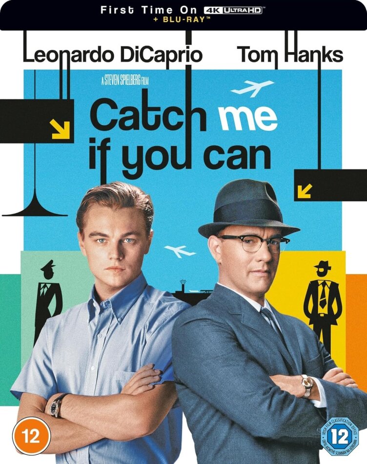 catch me if you can (2002) Limited Edition, Steelbook, 4K Ultra HD + Blu-ray