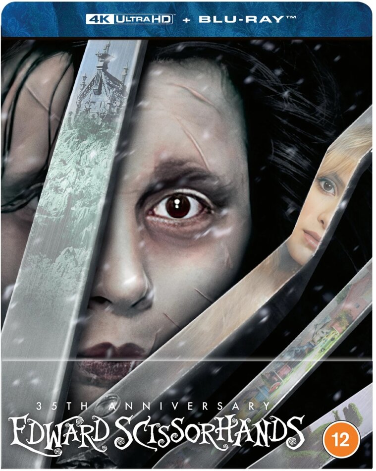 Edward Scissorhands (1990) 35th Anniversary Edition, Limited Edition, Steelbook, 4K Ultra HD + Blu-ray