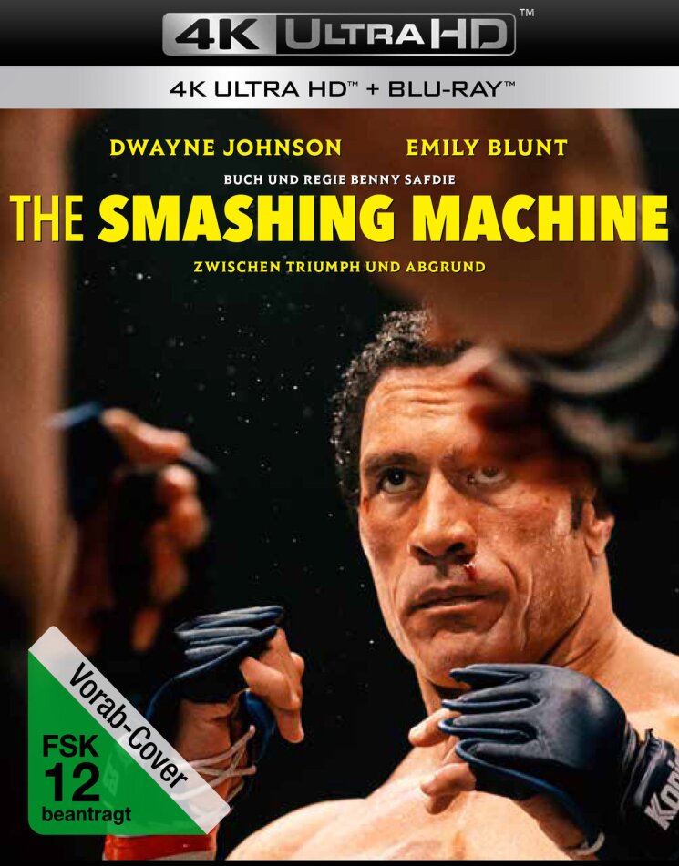The Smashing Machine (2025) 4K Ultra HD + Blu-ray