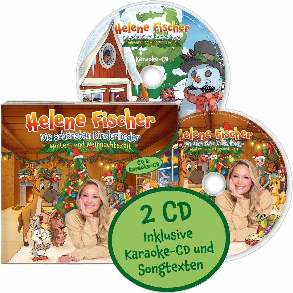Helene Fischer - Die schönsten Kinderlieder - Winter- und Weihnachtszeit Digipack, Deluxe Edition, 2 CDs