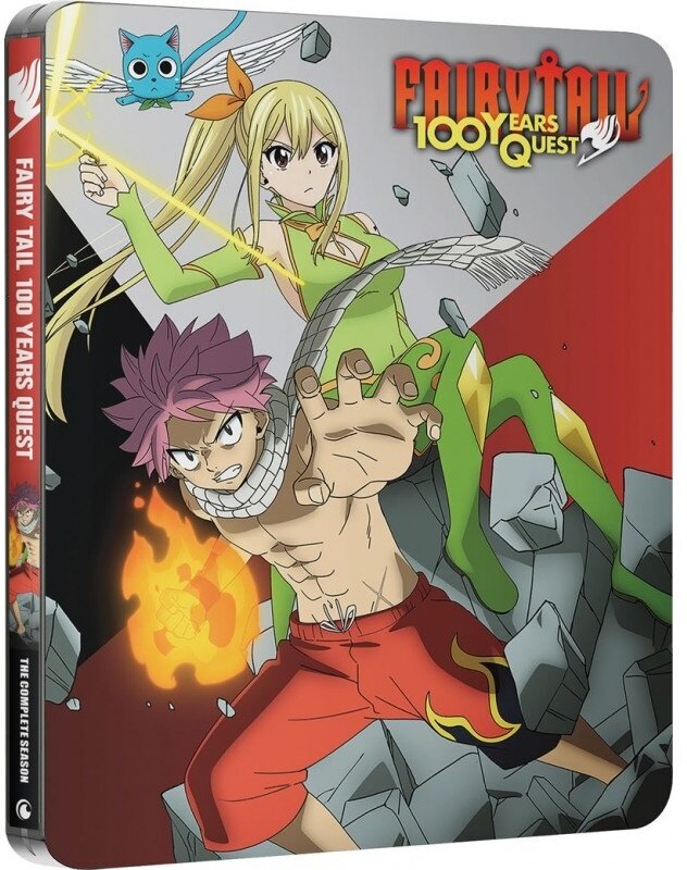 Fairy Tail: 100 Years Quest - The Complete Season Limited Edition, Steelbook, 4 Blu-rays