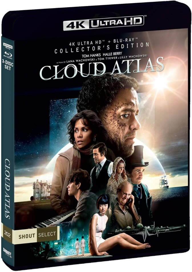 Cloud Atlas (2012) Shout Select, Collector's Edition, Restaurierte Fassung, 4K Ultra HD + 2 Blu-rays