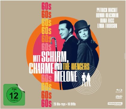 Mit Schirm, Charme und Melone - 60s (23 Blu-rays + 16 DVDs)