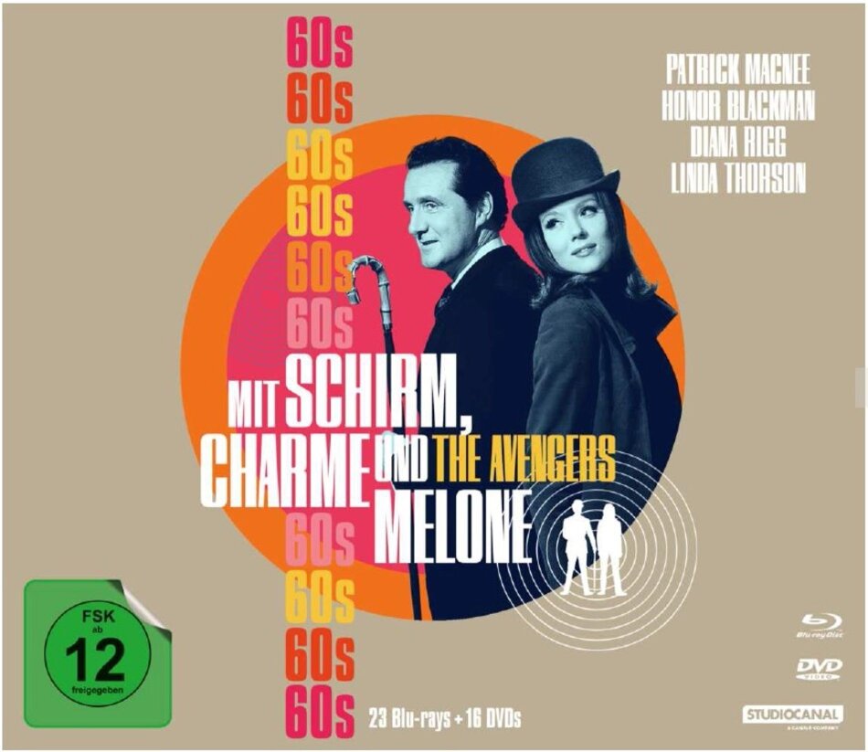 Mit Schirm, Charme und Melone - 60s 23 Blu-rays + 16 DVDs