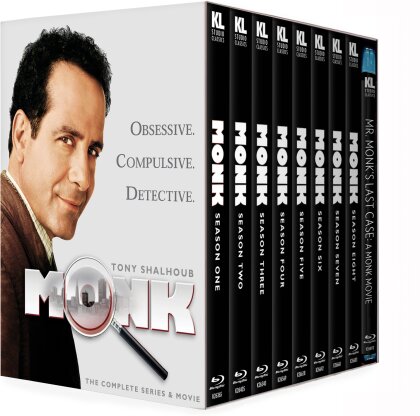 Monk - The Complete Series & Movie (Restored, 33 Blu-rays)