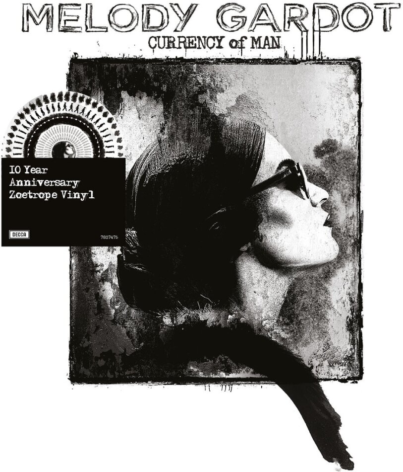 Melody Gardot - Currency Of Man 2025 Reissue, 10th Anniversary Edition, Zoetrope Vinyl, 2 LPs