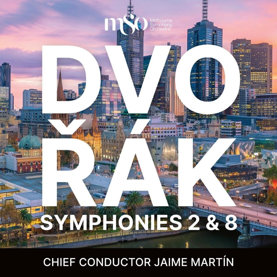 Antonin Dvorák (1841-1904), Jaime Martin & Melbourne Symphony Orchestra - Symphonies 2 & 8 2 CDs