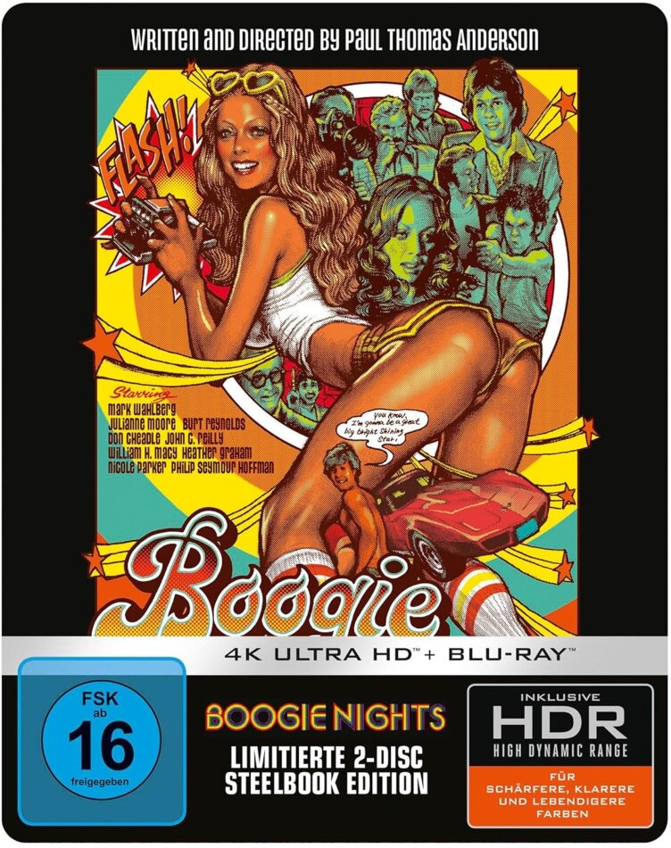 Boogie Nights (1997) Limited Edition, Steelbook, 4K Ultra HD + Blu-ray