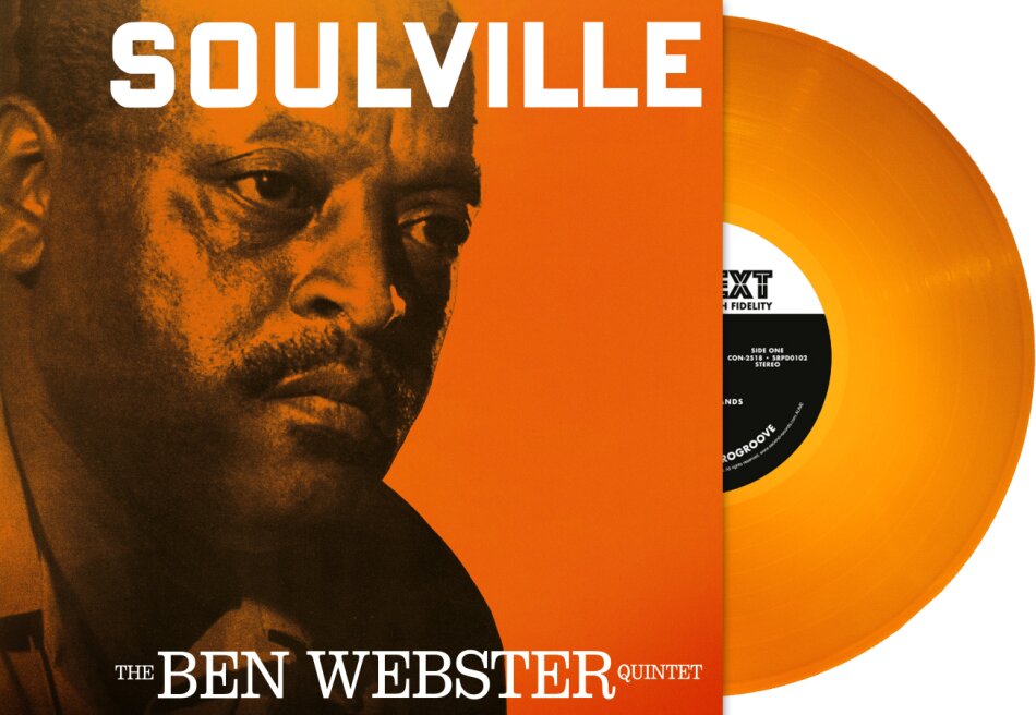 Ben Webster - Soulville 2025 Reissue, Second Records, Orange Vinyl, LP