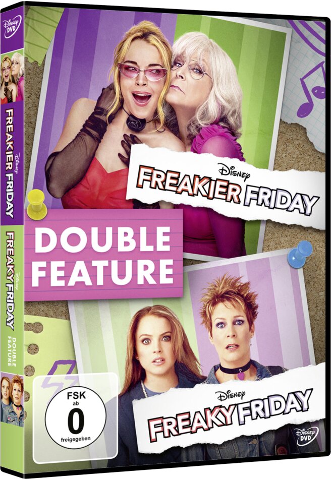 Freakier Friday (2025) / Freaky Friday (2003) - Double Feature 2 DVDs