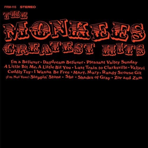 The Monkees - Greatest Hits 2025 Reissue, Friday Music Two, Limited Edition, Orange Vinyl, LP
