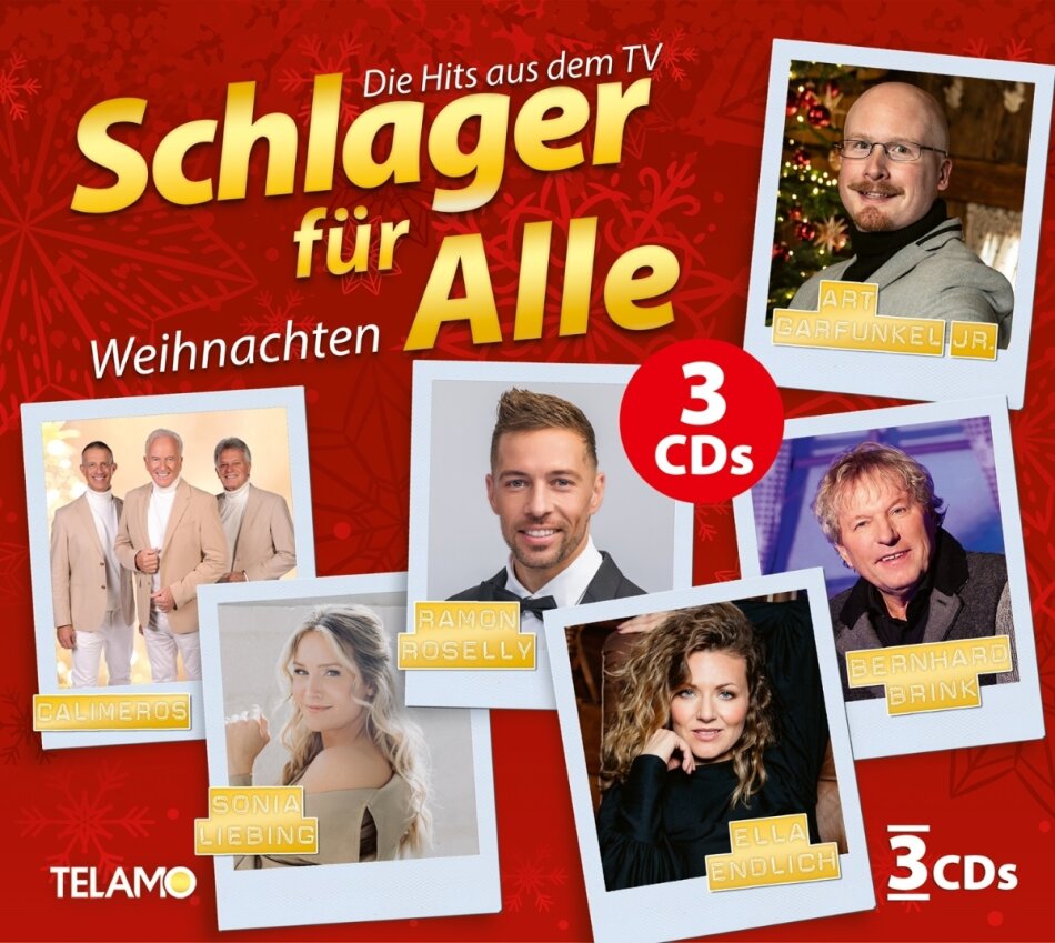 Schlager für Alle: Weihnachten 2025 Reissue, Telamo, 3 CDs