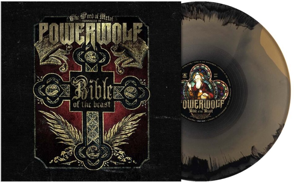 Powerwolf - Bible Of The Beast 2025 Reissue, Sony Music, Gold/Black Corona Vinyl, LP