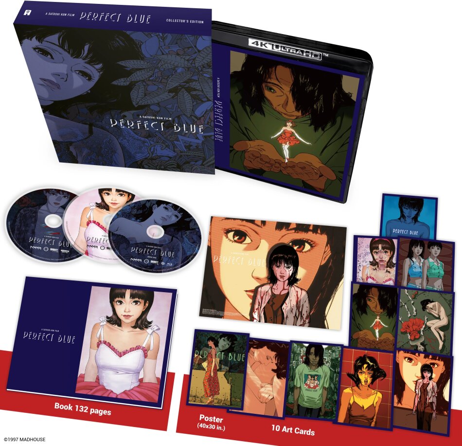 Perfect Blue (1997) Collector's Edition, 4K Ultra HD + 2 Blu-rays