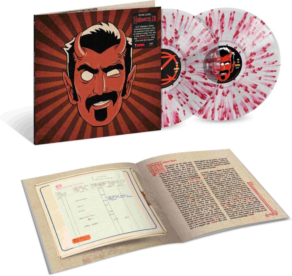 Frank Zappa - Halloween '78 Gatefold, Limited Edition, Blood Splatter Vinyl, 2 LPs