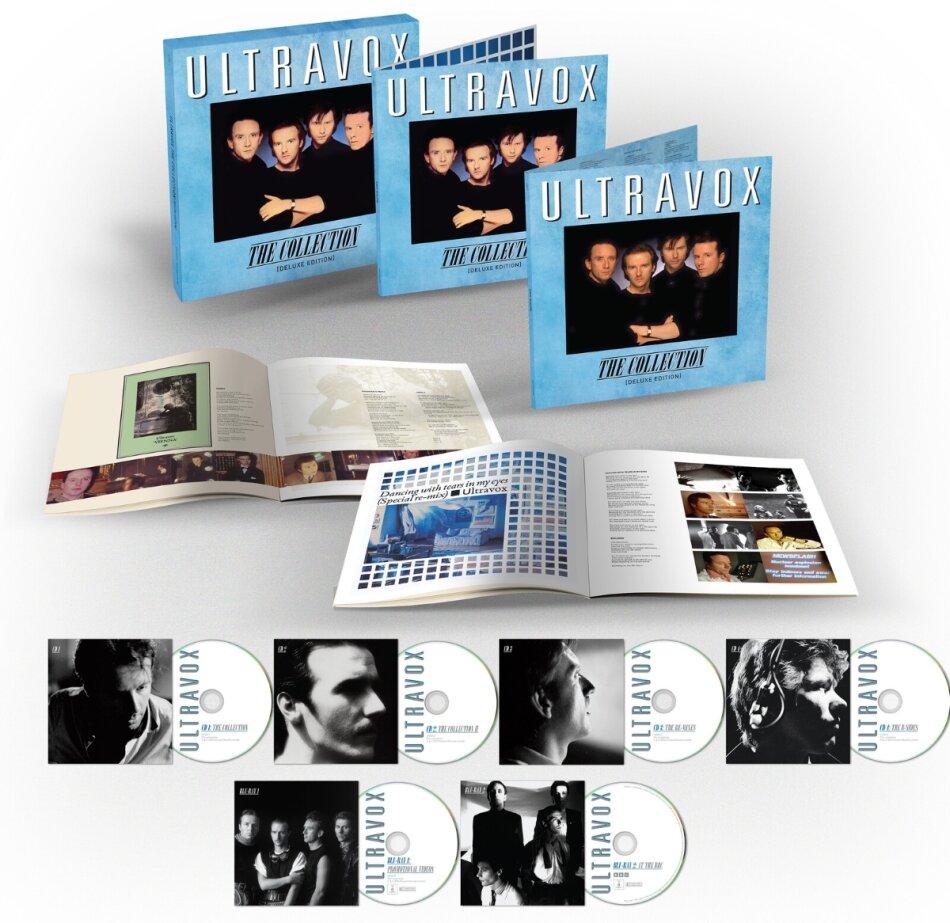 Ultravox - The Collection 2025 Reissue, Chrysalis, Boxset, 4 CDs + 2 Blu-rays
