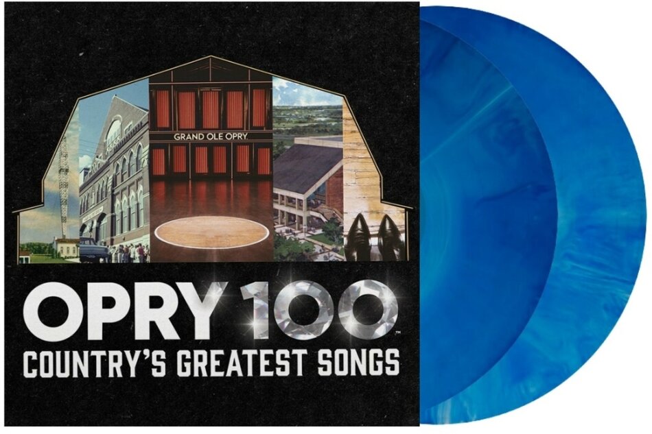 Opry 100: Country's Greatest Songs - Grand Ole Opry Limited Edition, Blue Vinyl, 2 LPs