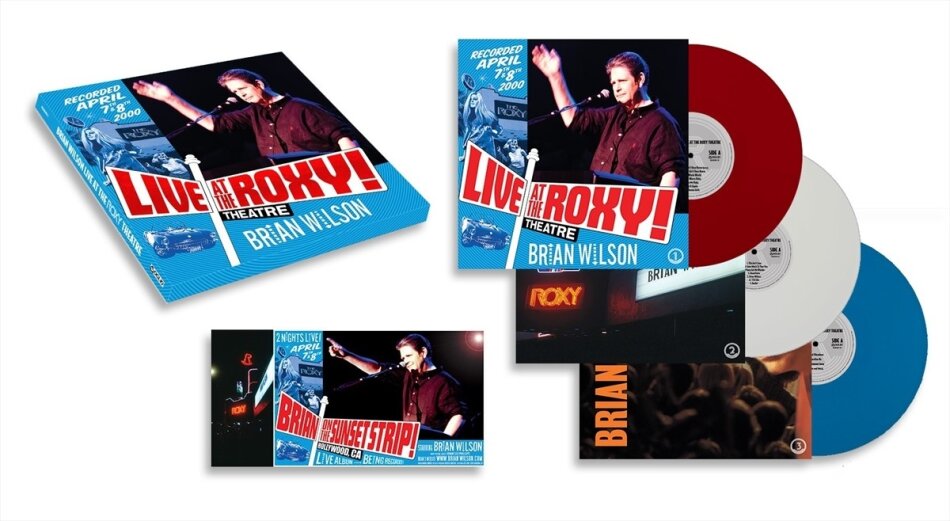 Brian Wilson (Beach Boys) - Live At The Roxy Theatre Colored, 3 LPs