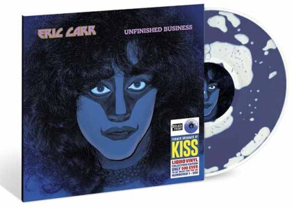 Eric Carr (Kiss) - Unfinished Business (2025 Reissue, Black Friday 2025, Liquid-Filled Dark Blue Vinyl, LP)