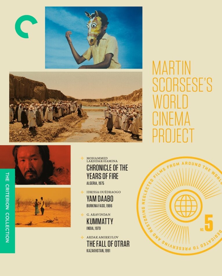 Martin Scorsese's World Cinema Project No. 5 Criterion Collection, 3 Blu-rays