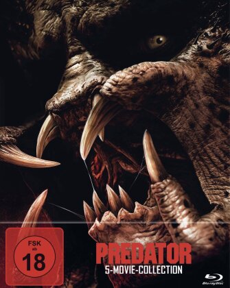 Predator 1-5 - 5-Movie-Collection (5 Blu-rays)