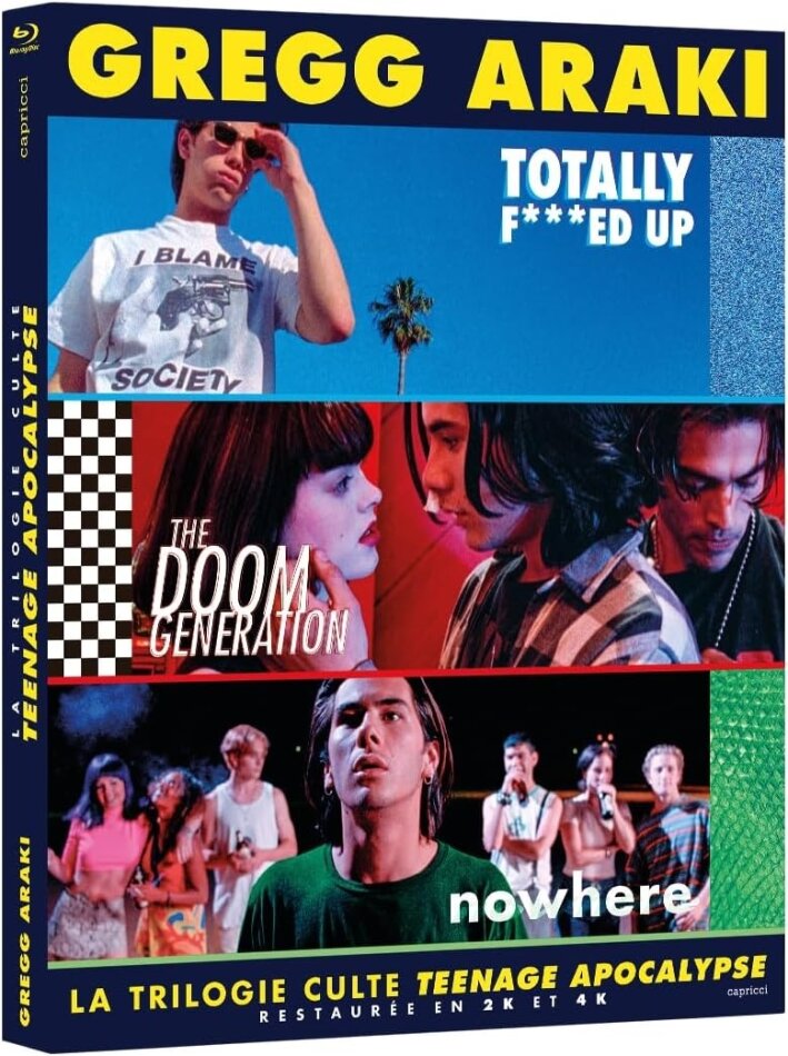 Gregg Araki - La trilogie culte Teenage Apocalypse - Totally F***ed Up / The Doom Generation / Nowhere 2 Blu-rays