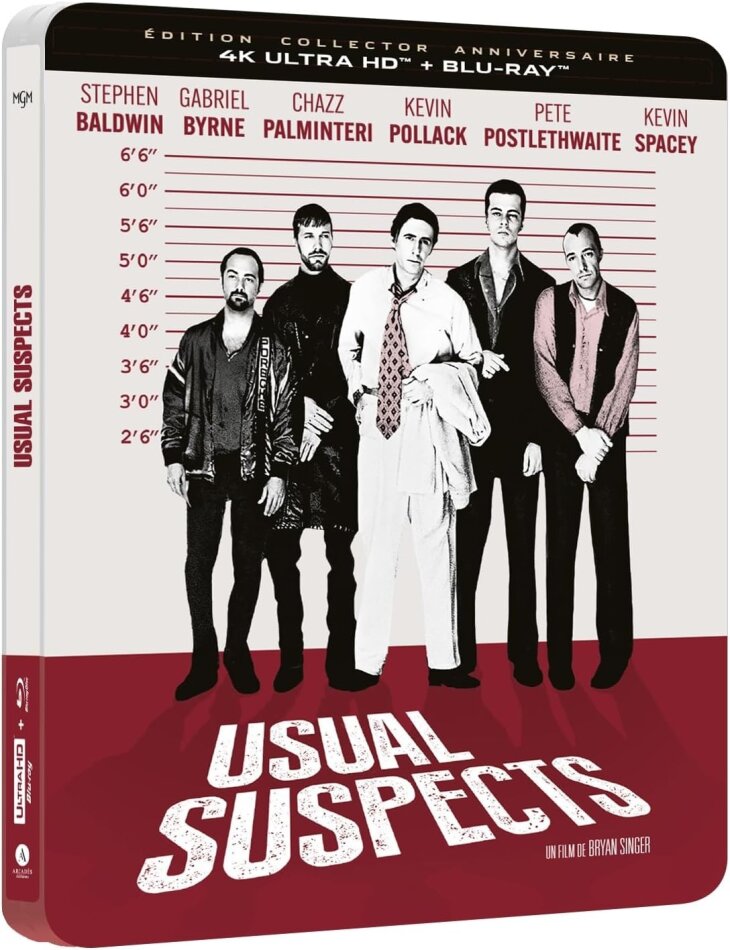 Usual suspects (1995) Édition Limitée, Steelbook, 4K Ultra HD + Blu-ray