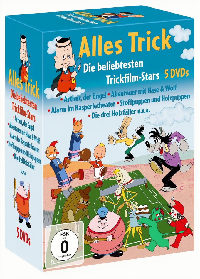 Alles Trick - Die beliebtesten Trickfilm-Stars 5 DVDs
