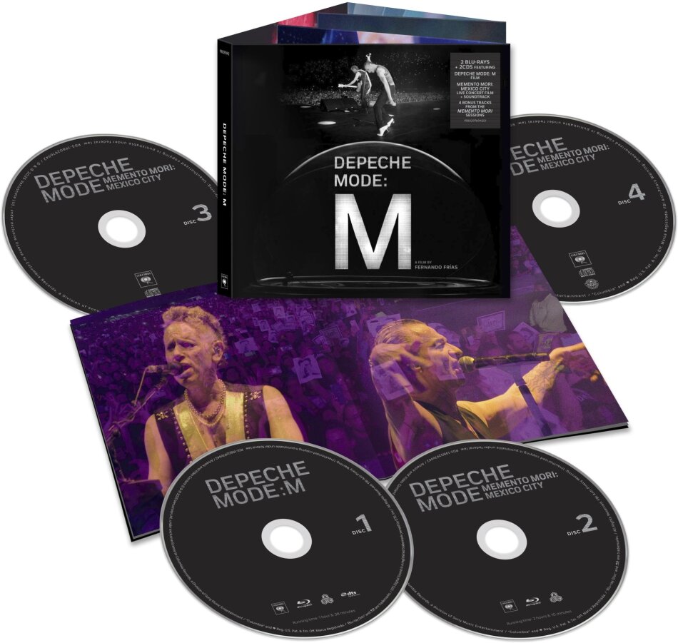 Depeche Mode - Memento Mori: Mexico City 2 CDs + 2 Blu-rays