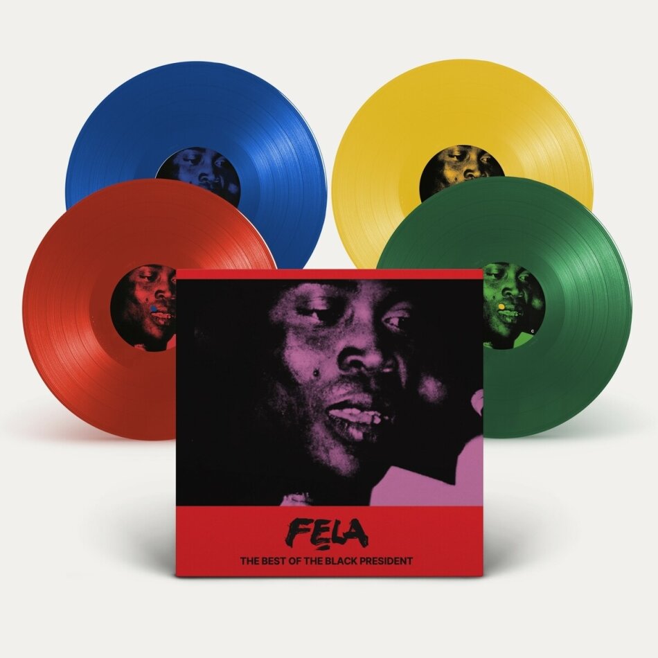 Fela Anikulapo Kuti - Best Of The Black President 2025 Reissue, Knitting Factory Records, 4 LP