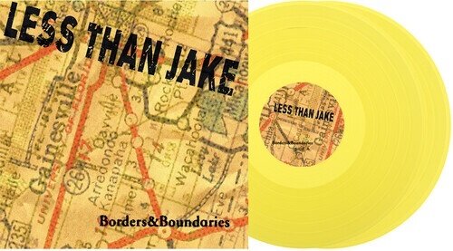 Less Than Jake - Borders & Boundaries 2025 Reissue, Fat Wreck Chords, 25th Anniversary Edition, Yellow Vinyl, 2 LPs