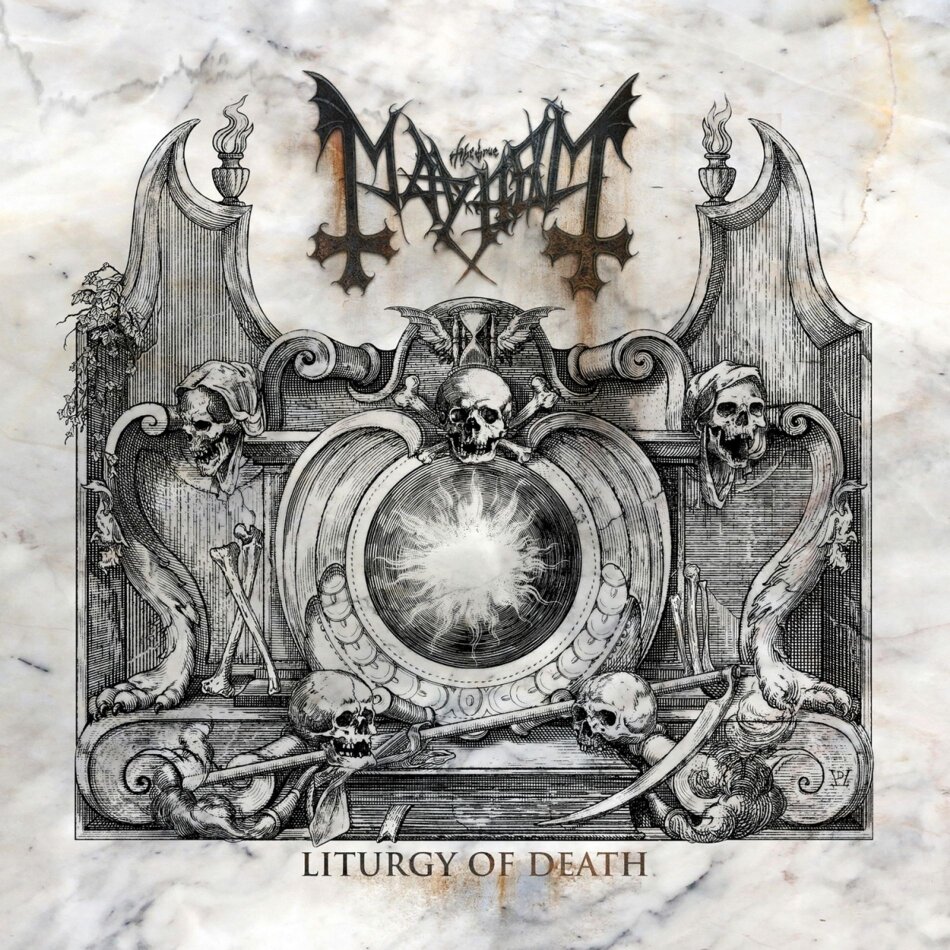 Mayhem - Liturgy of Death Boxset, Marbled Vinyl, LP + 7" Single