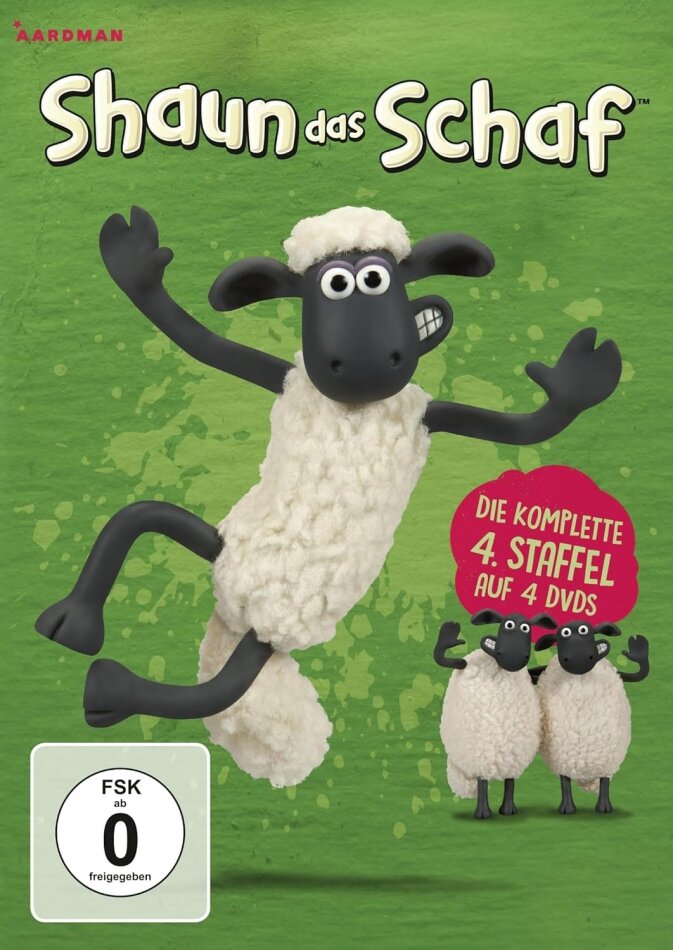Shaun das Schaf - Staffel 4 Neuauflage, 4 DVDs