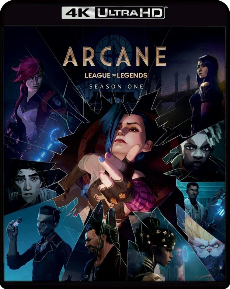 Arcane - League of Legends - Season 1 3 4K Ultra HDs + Blu-ray