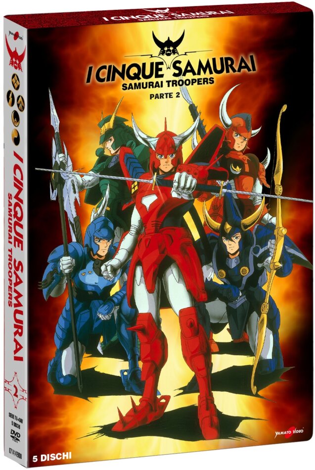 I Cinque Samurai - Samurai Troopers - Parte 2 5 DVDs