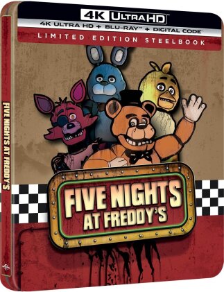 Five Nights At Freddy's (2023) (Limited Edition, Steelbook, 4K Ultra HD + Blu-ray)