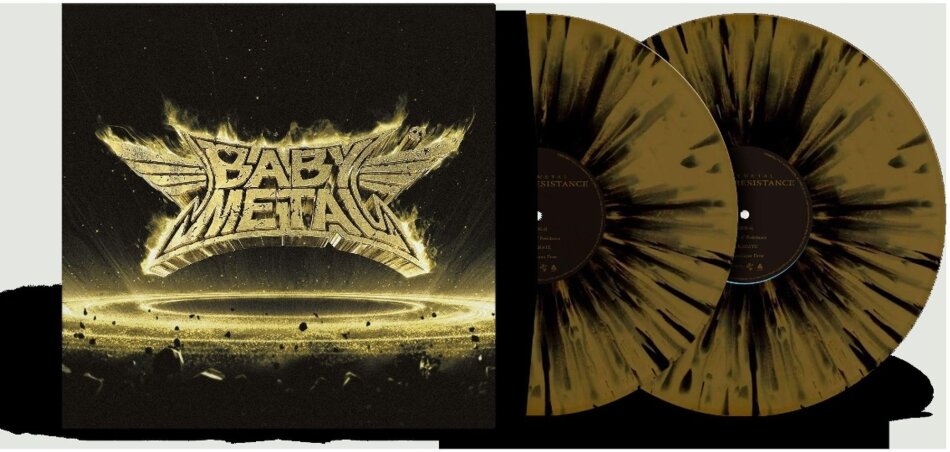 Babymetal - Metal Resistance 2025 Reissue, Cooking Vinyl, Gold/Black Splatter Vinyl, 2 LPs