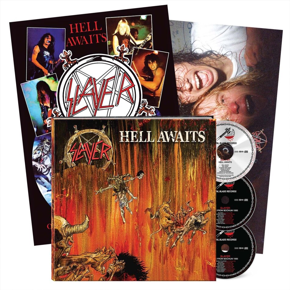 Slayer - Hell Awaits 2026 Reissue, Sony, 40th Anniversary Edition, 3 CDs