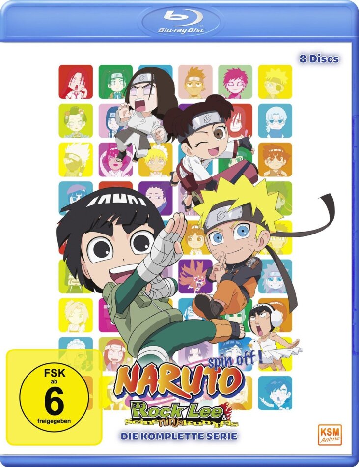 Naruto Spin-off! - Rock Lee und seine Ninja Kumpels - Die komplette Serie 8 Blu-rays