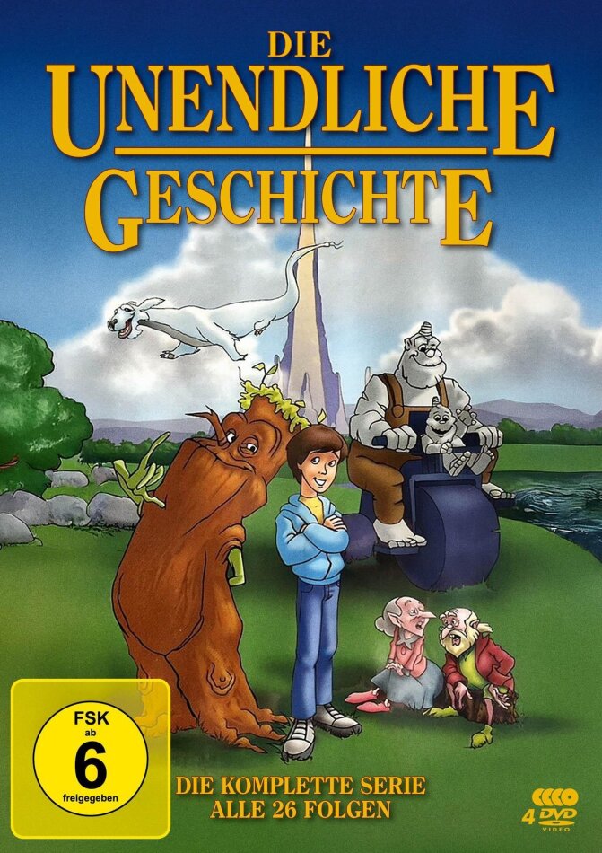 Die unendliche Geschichte - Die komplette Zeichentrickserie 4 DVDs