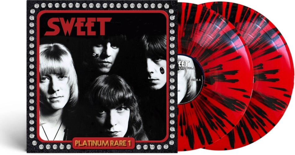 The Sweet - Platinum Rare 1 Red/Black Splatter Vinyl, 2 LPs