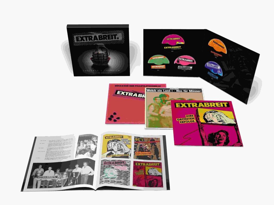 Extrabreit - Pralinen & Granaten (1979-1982 Remastered) 3 LPs + 5 CDs